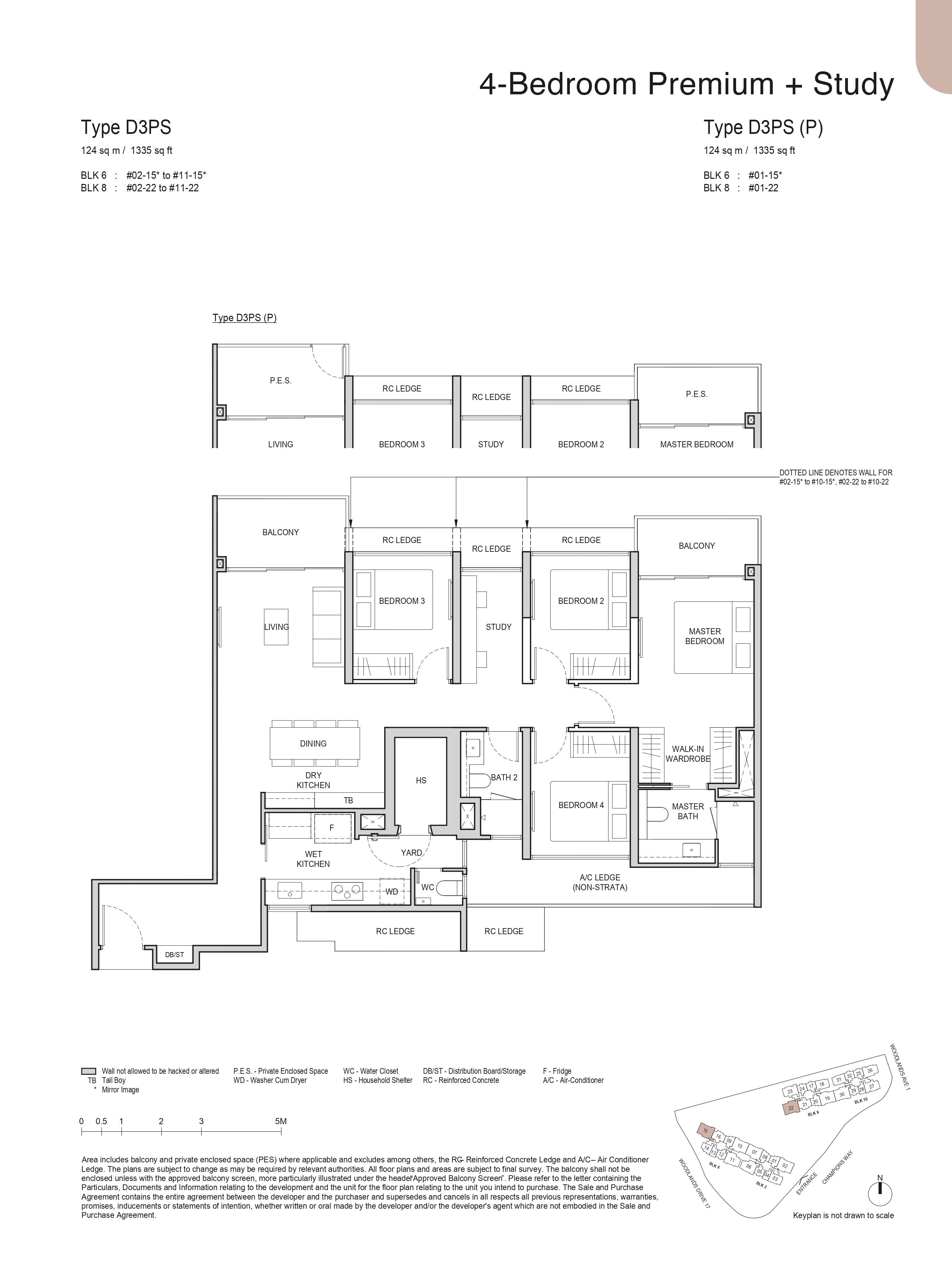 4-Bedroom Premium + Study (Type D3PS)